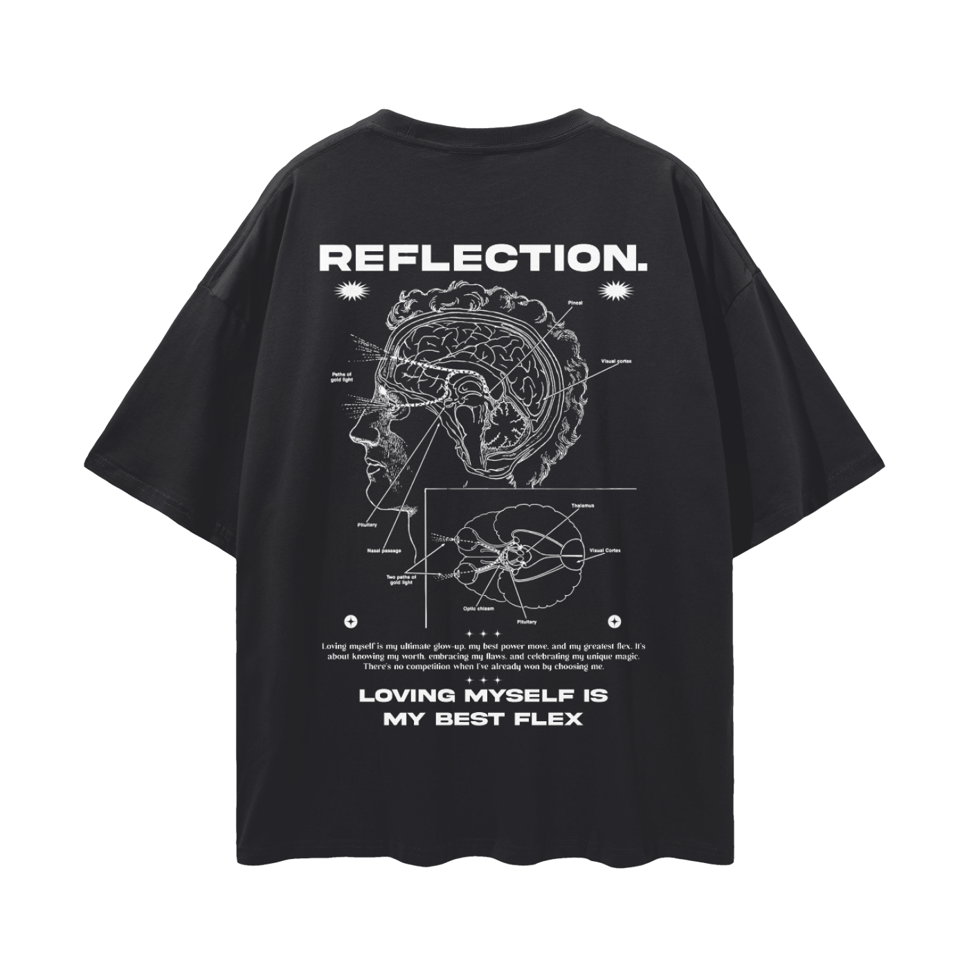 Reflection Streetwear Loose Drop Shoulder T-Shirt
