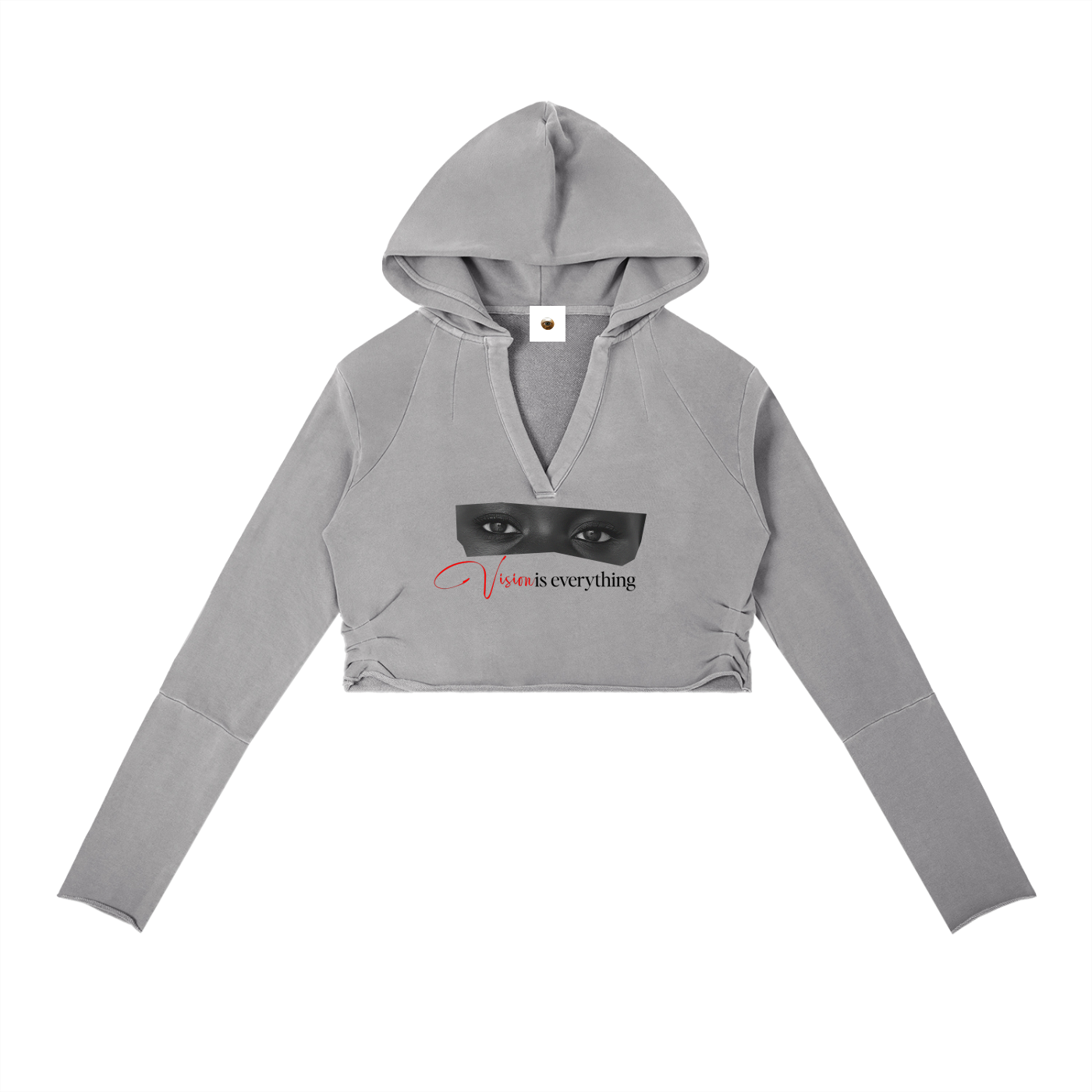 Vision Is Everything Vintage Washed Raw Edge Hoodie