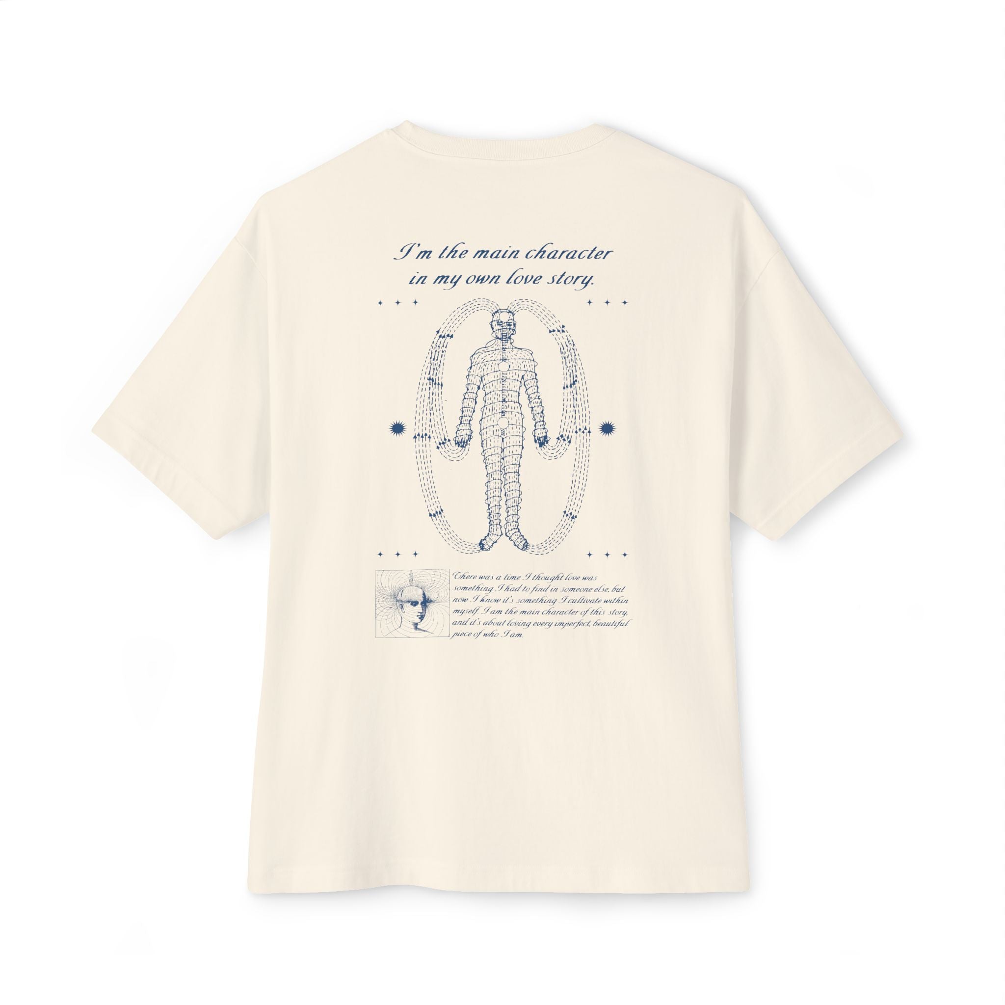 I’m the main character in my own love story Oversized Tee