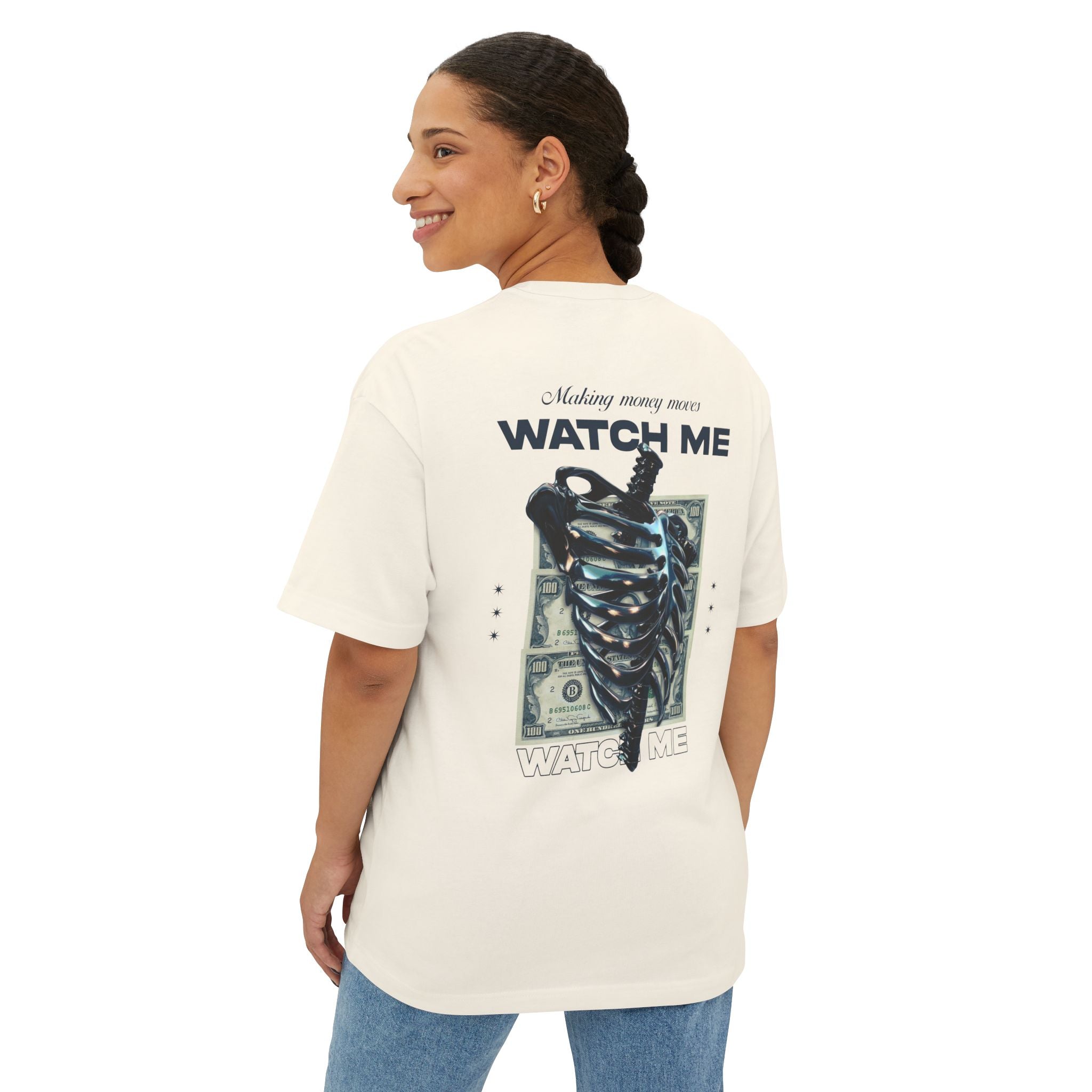 Making Money Moves Watch Me Heavy Cotton Tee