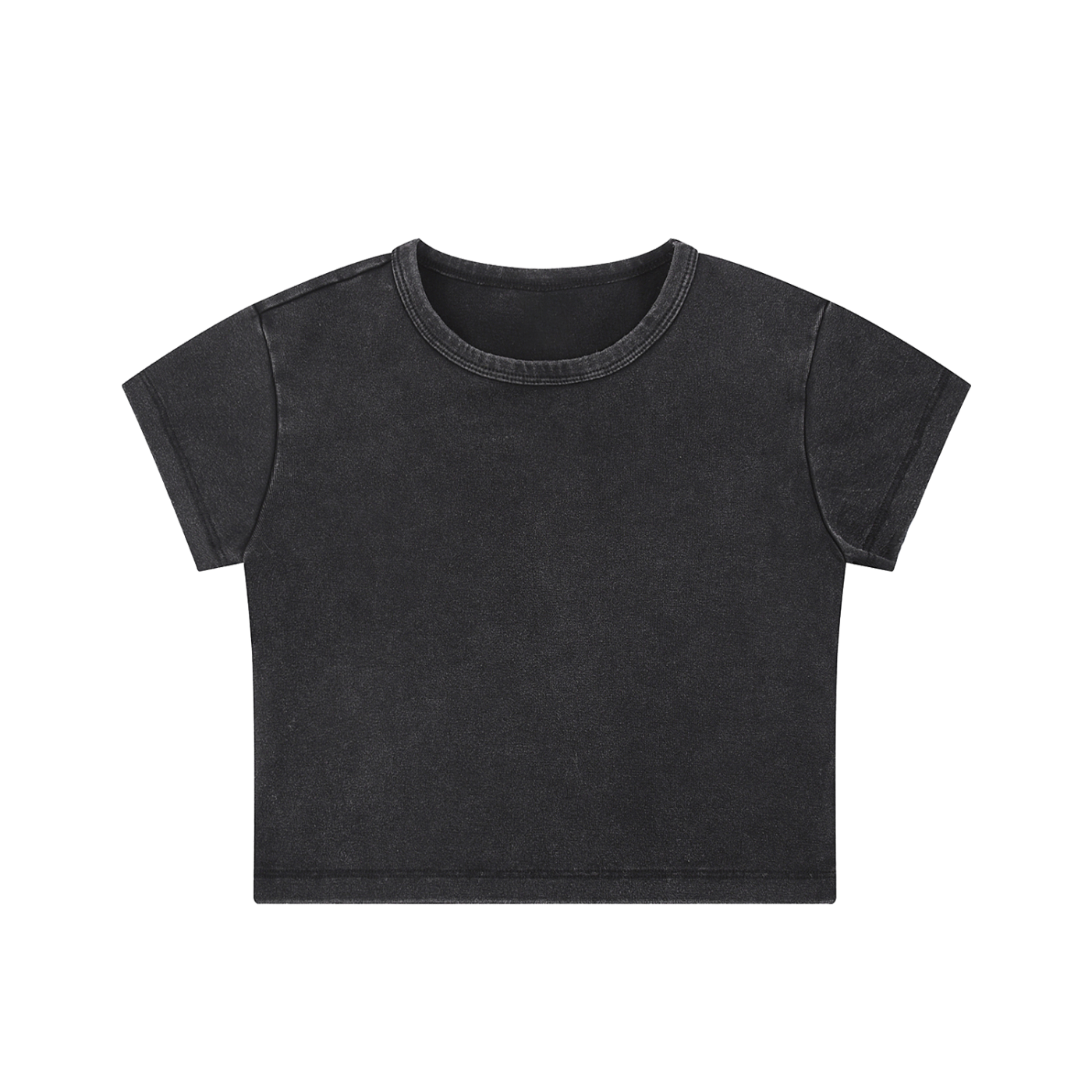 Attracting Someone Like You Snow Washed Crop Top