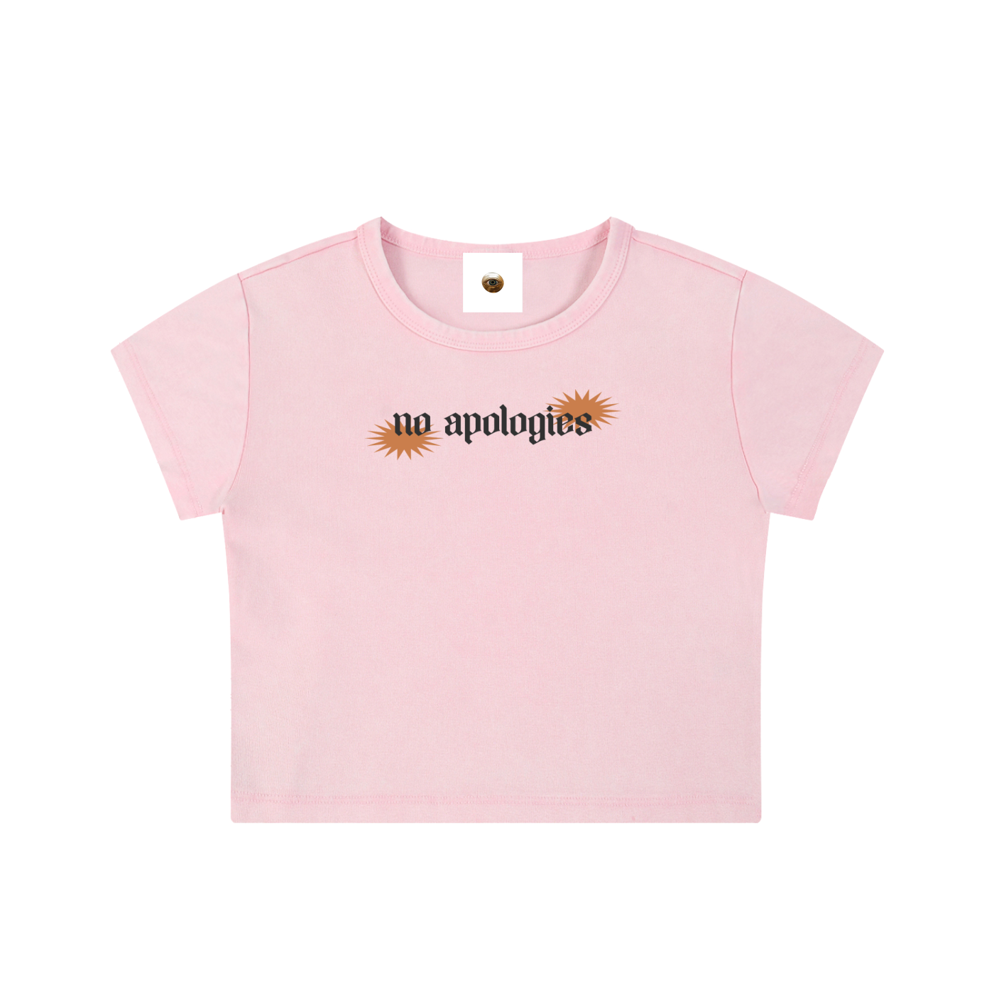 No Apologies Snow Washed Crop Top