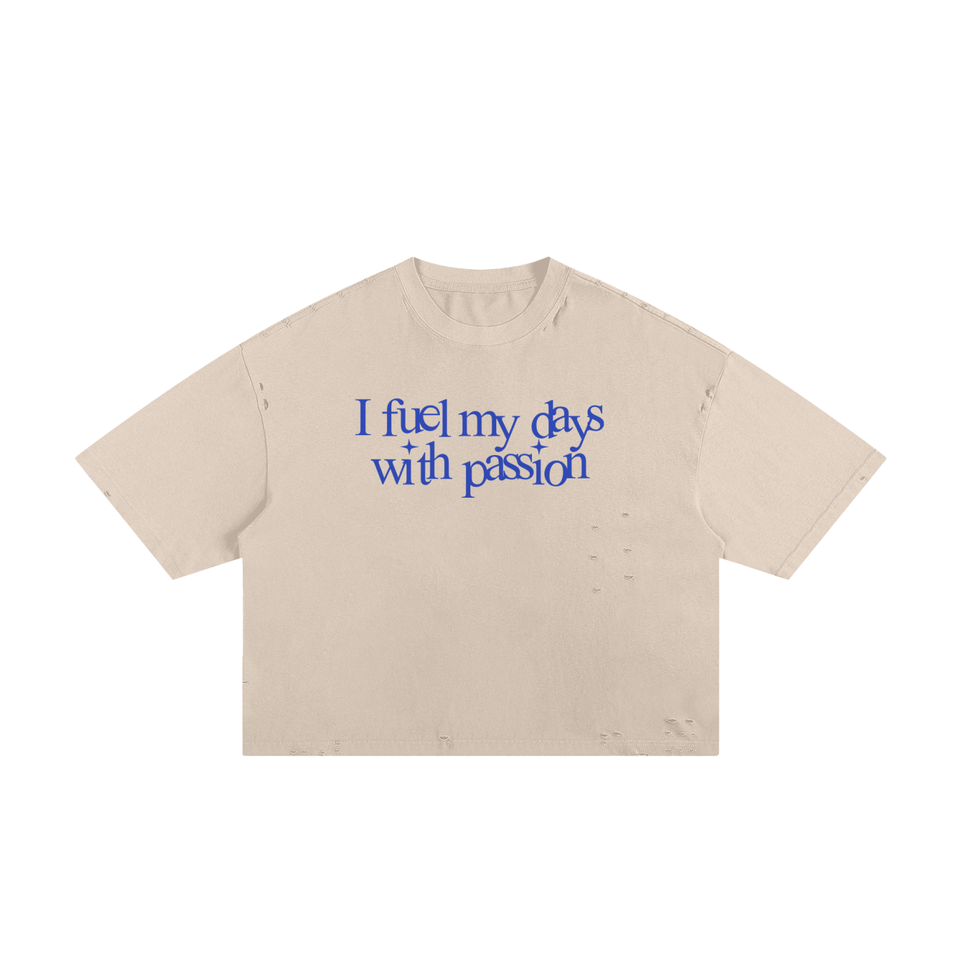 I fuel my days with passion Unisex Boxy Tee