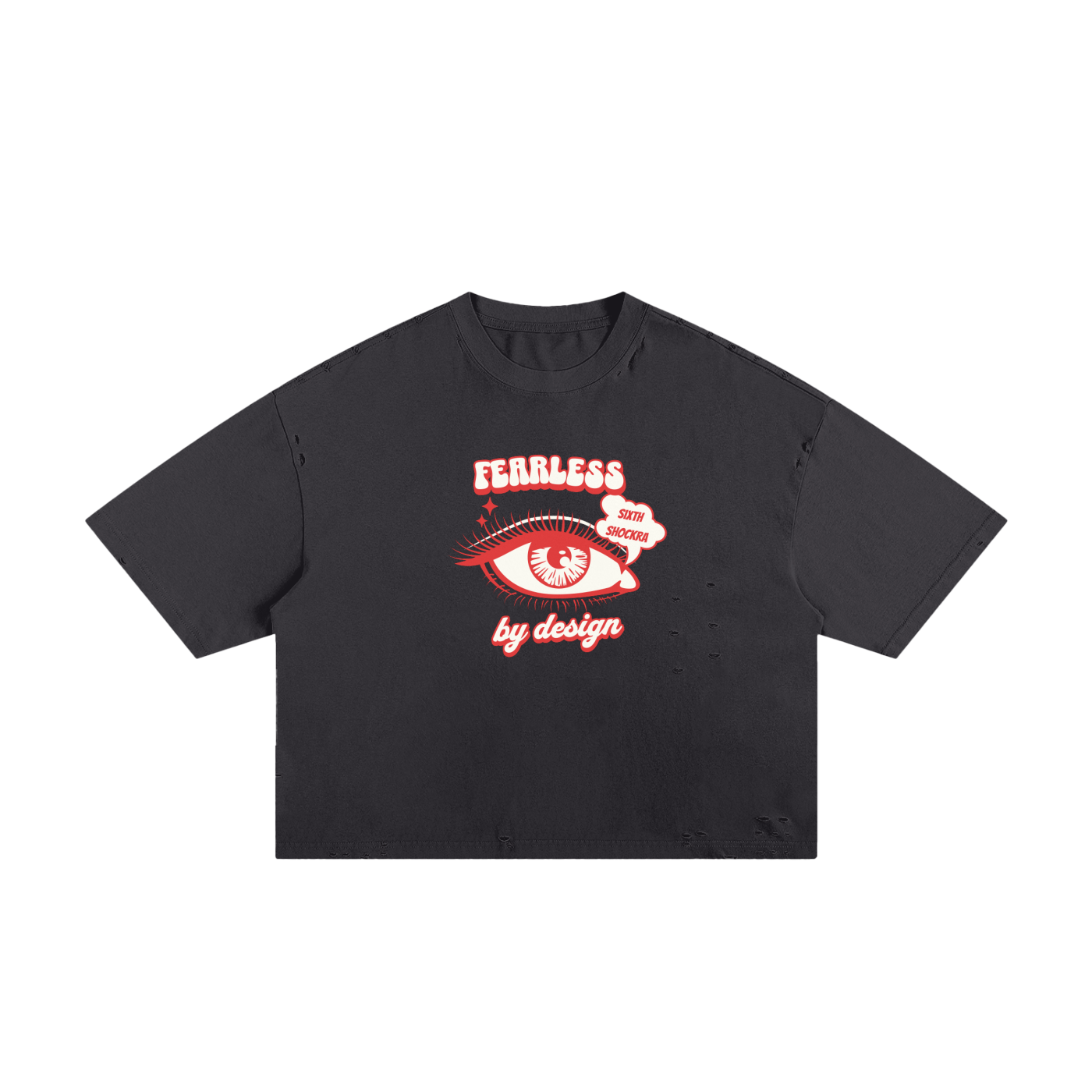 Fearless By Design unisex cropped Boxy Tee