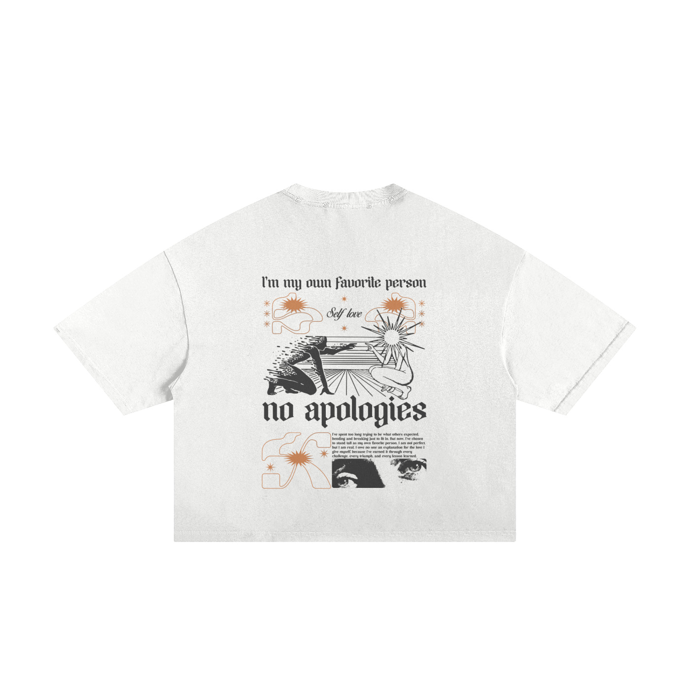 No Apologies Classic Frayed Boxy Tee
