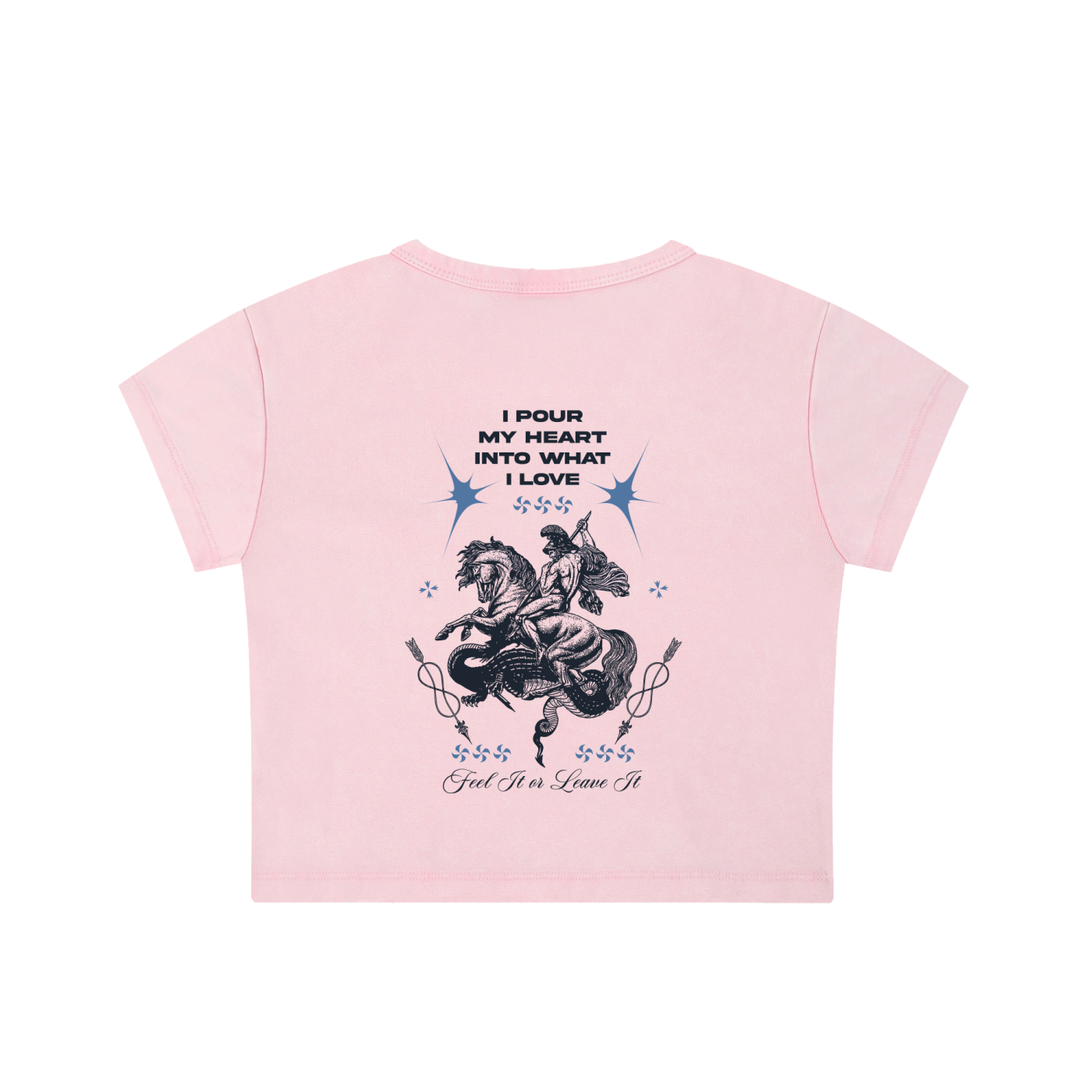 Feel It Or Leave It Snow Washed Crop Top