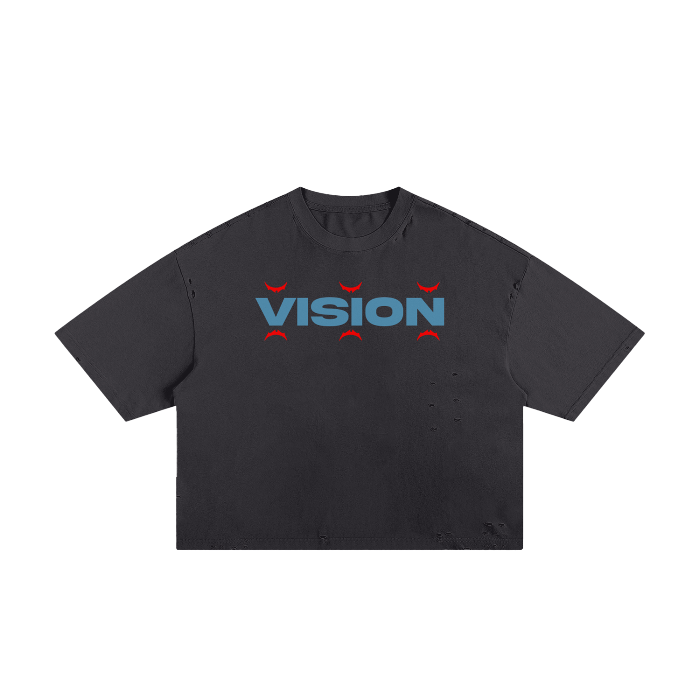 Vision Classic Frayed Boxy Tee