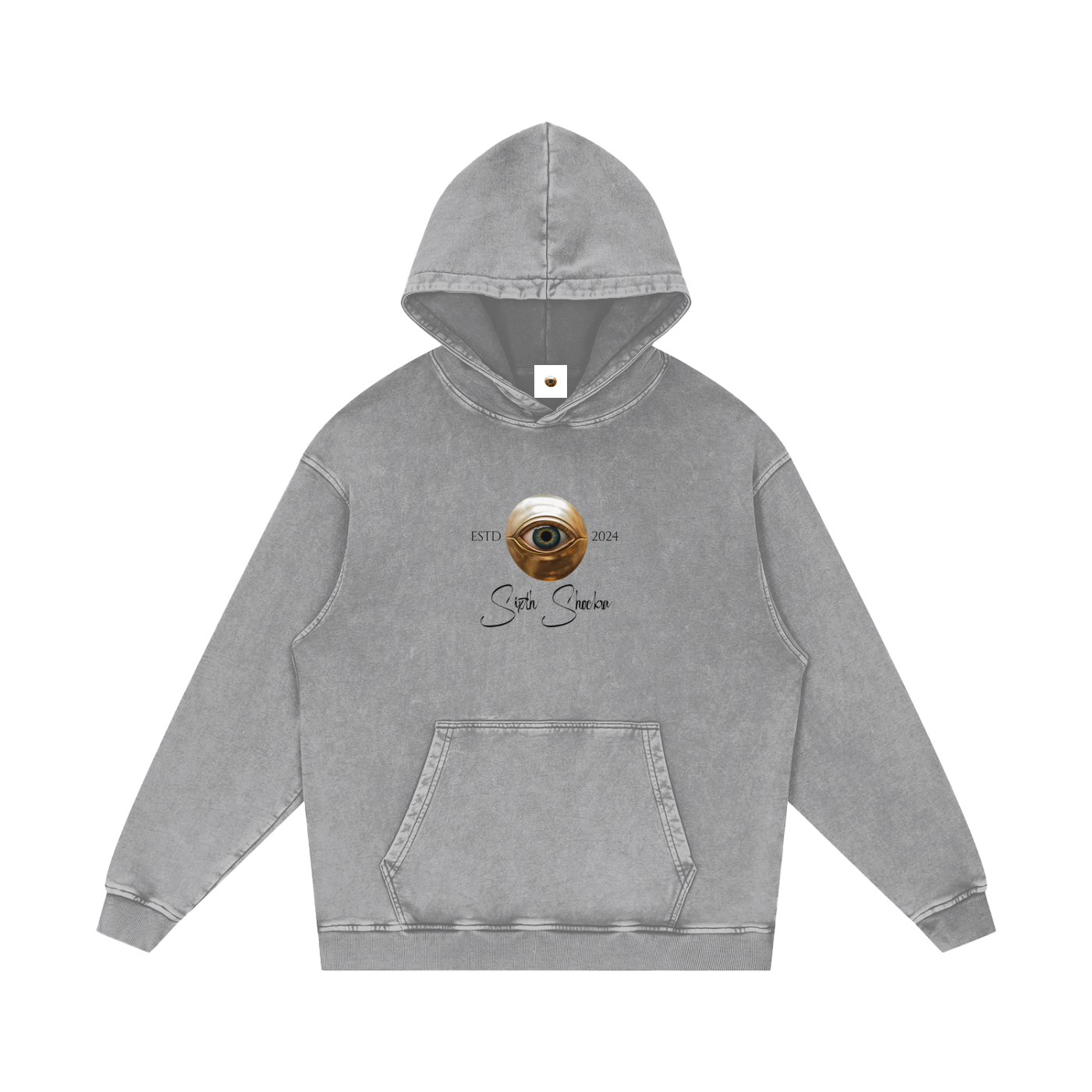 SS EST Snow Washed Loose Cotton Hoodie