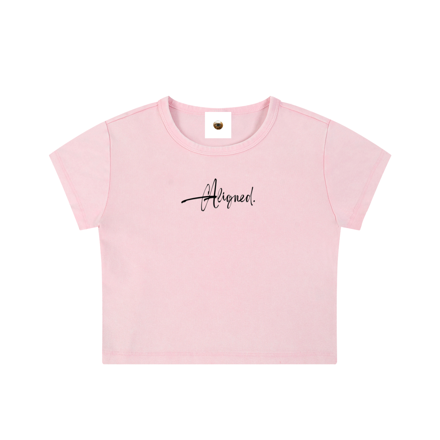 Aligned Snow Washed Crop Top