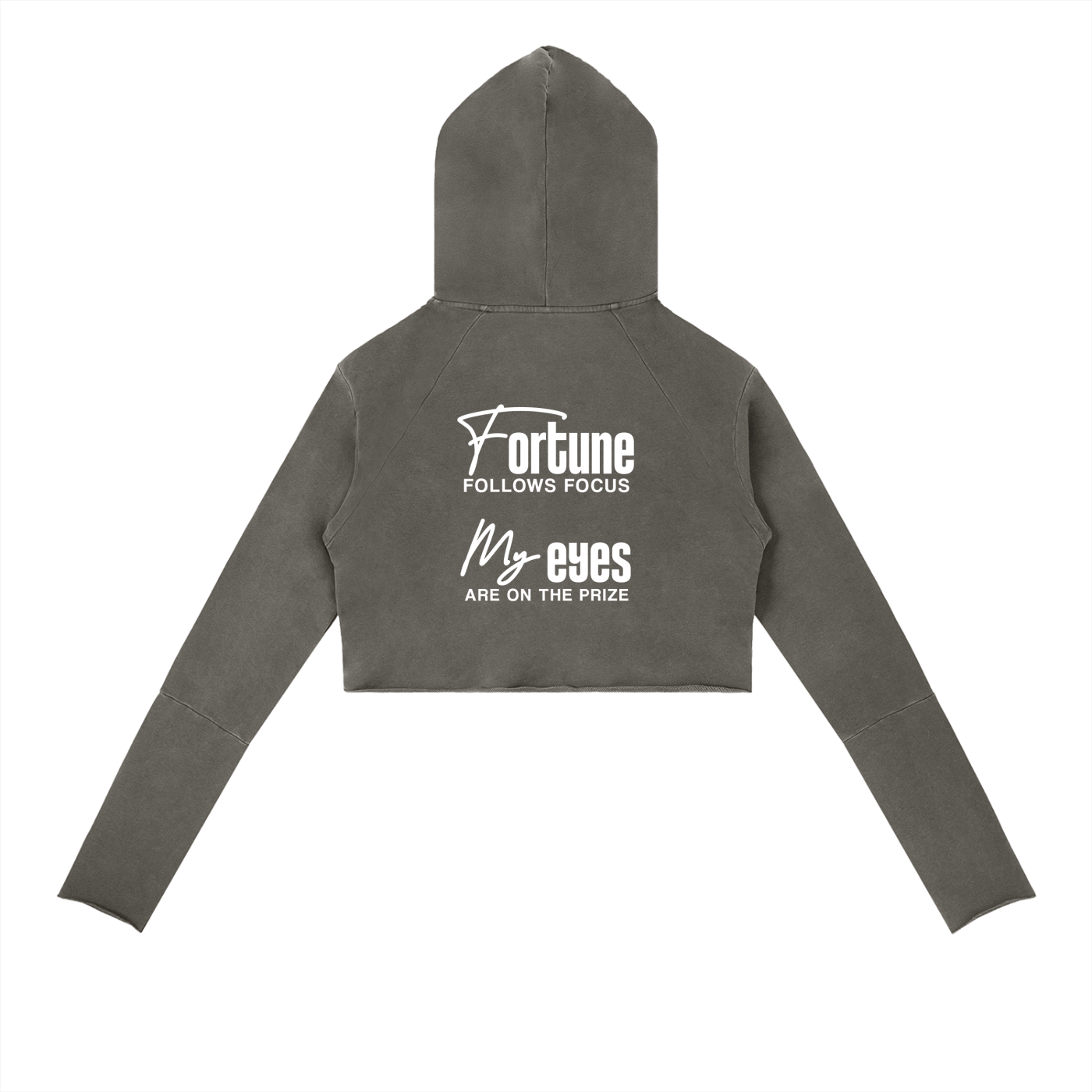 My Fortune My Eyes Vintage Washed Raw Edge Hoodie