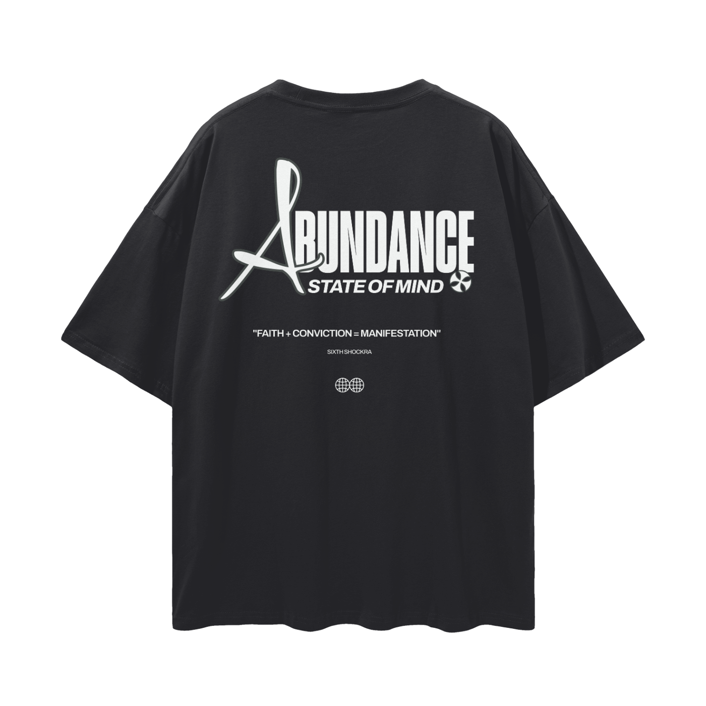 Abundance State of Mind Streetwear Loose Drop Shoulder T-Shirt