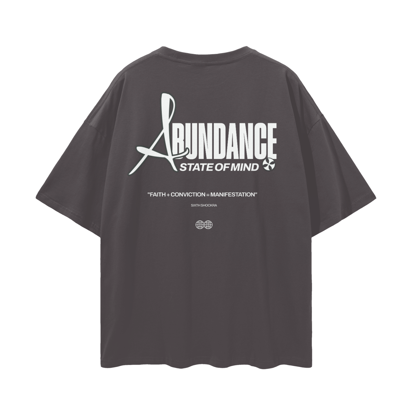 Abundance State of Mind Streetwear Loose Drop Shoulder T-Shirt