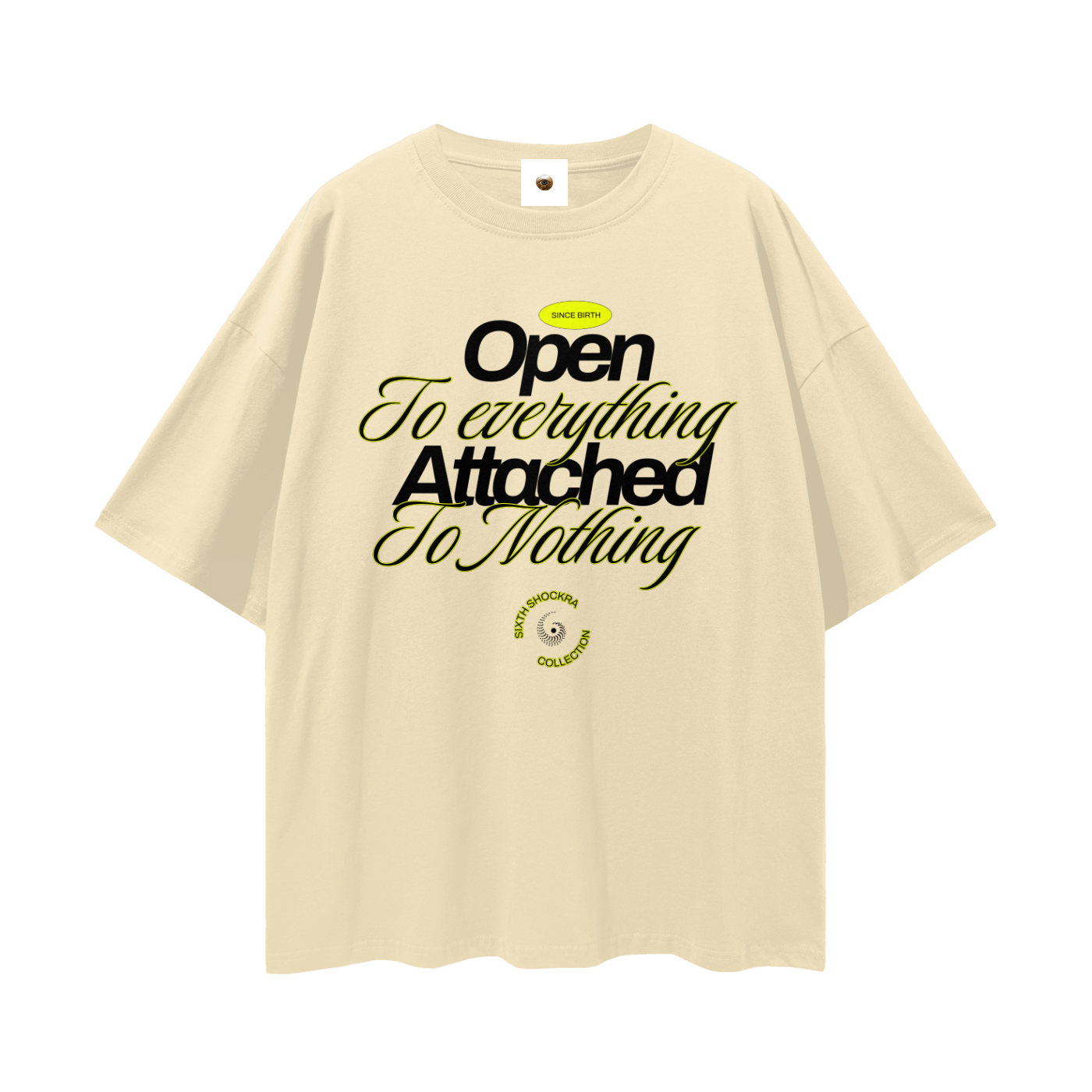 Open To Everything Streetwear Loose Drop Shoulder T-Shirt