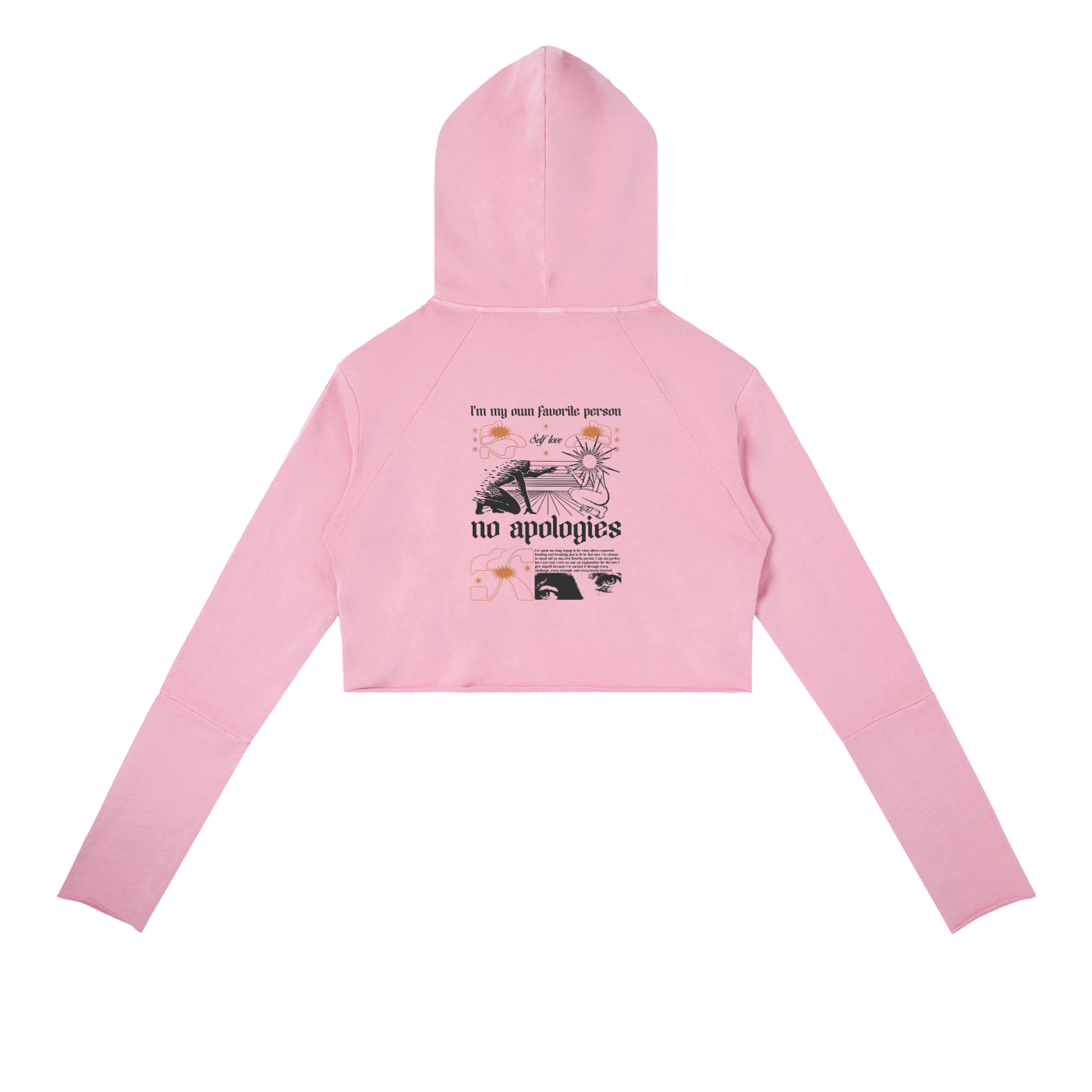 No Apologies Vintage Washed Raw Edge Hoodie