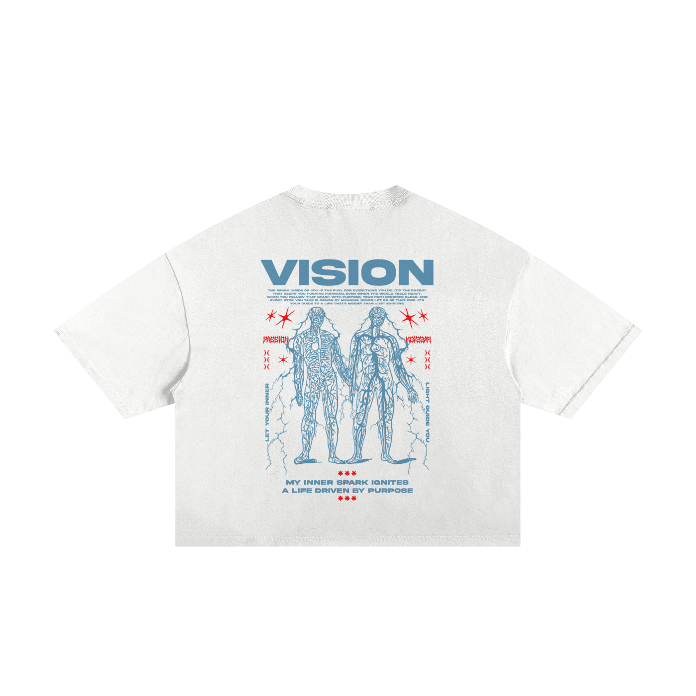 Vision Classic Frayed Boxy Tee