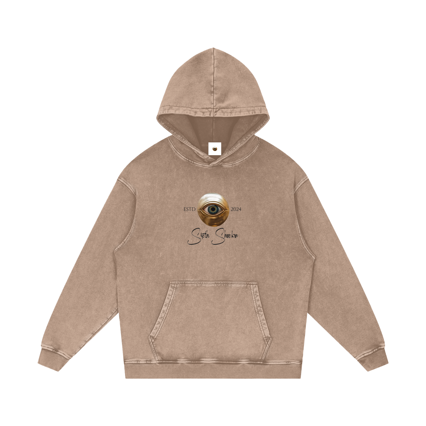 SS EST Snow Washed Loose Cotton Hoodie
