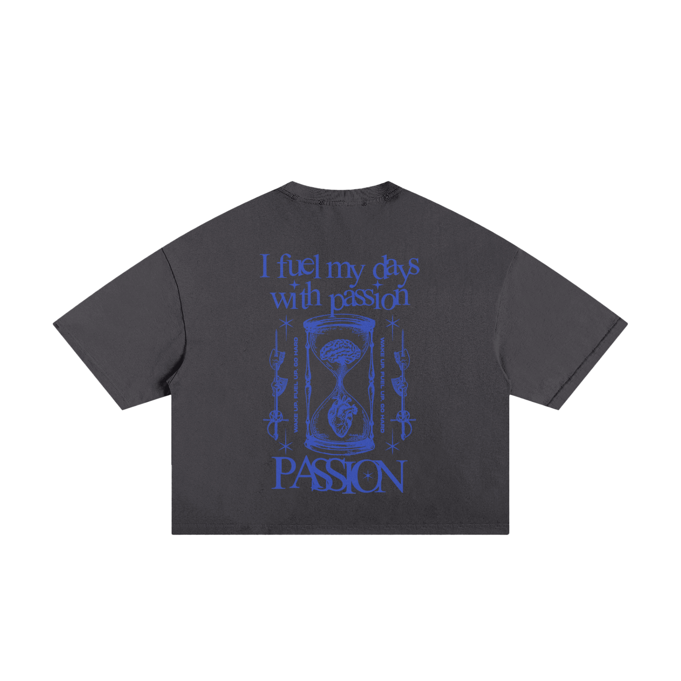 I fuel my days with passion Unisex Boxy Tee