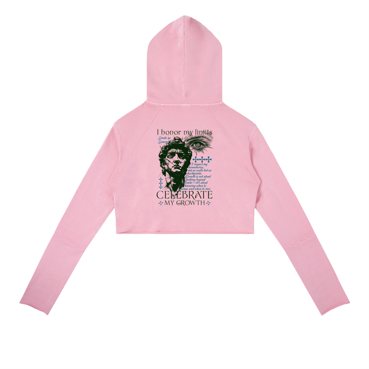 Limits As Lessons Vintage Washed Raw Edge Hoodie