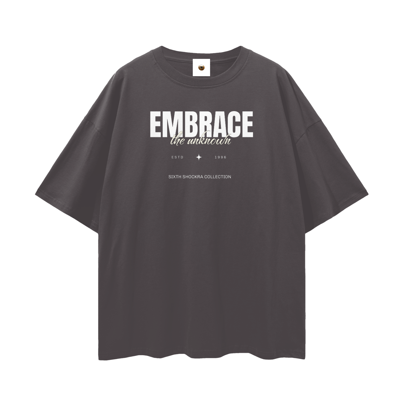 Embrace The Unknown Streetwear Loose Drop Shoulder T-Shirt
