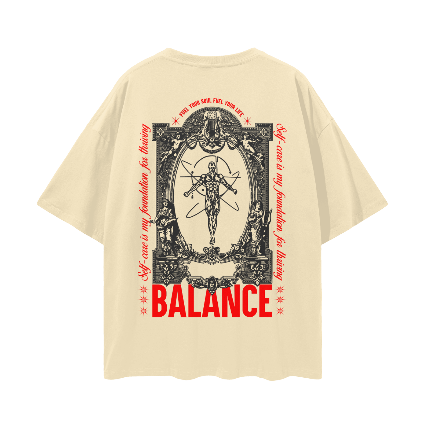 Balance Streetwear Loose Drop Shoulder T-Shirt