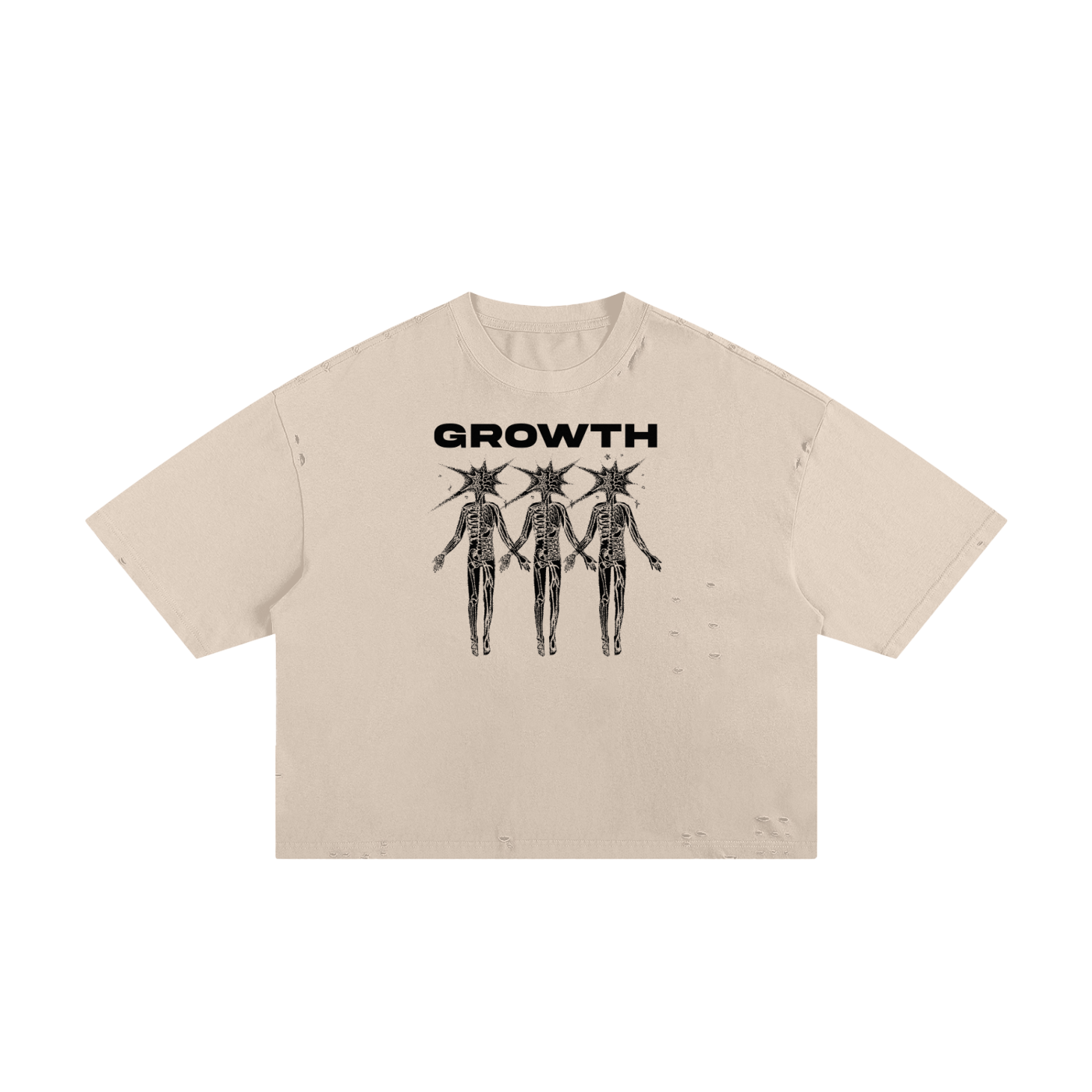 Growth Classic Frayed Boxy Tee