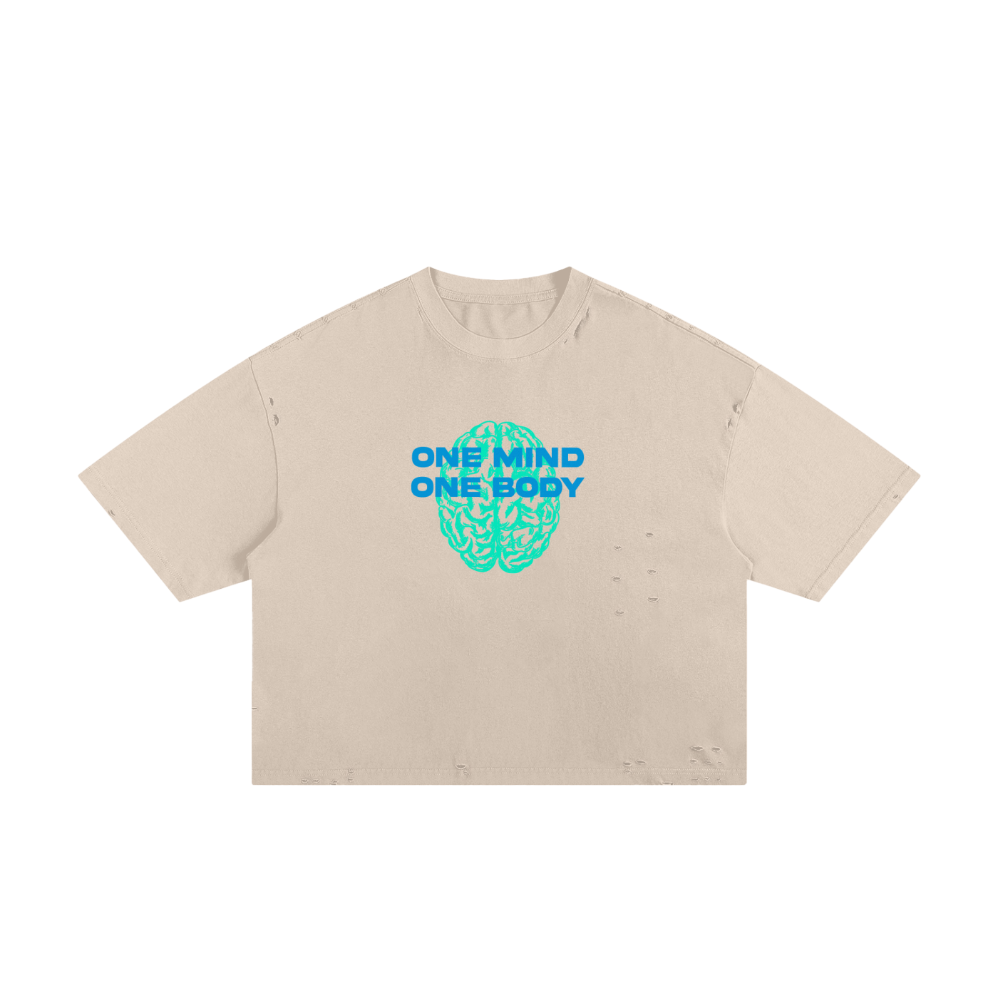 My body and mind work in harmony Unisex Boxy Tee
