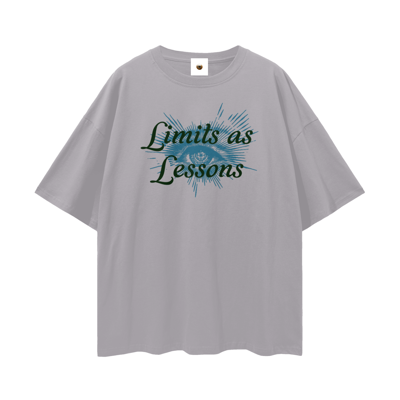 Limits As Lessons Streetwear Loose Drop Shoulder T-Shirt