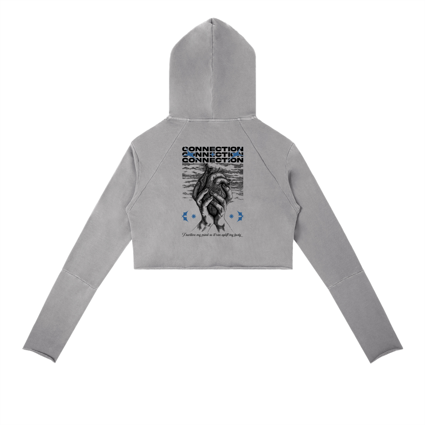 Connection Vintage Washed Raw Edge Hoodie