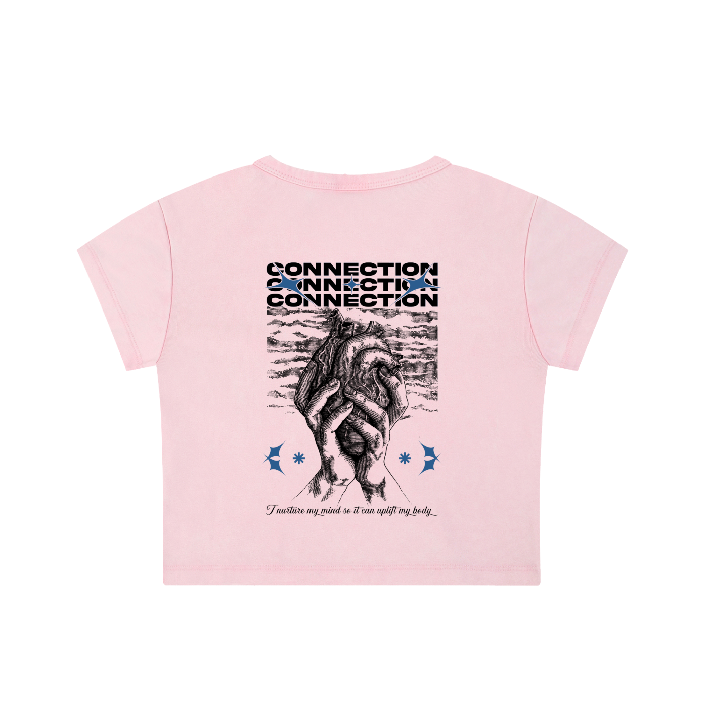 Connection Snow Washed Crop Top