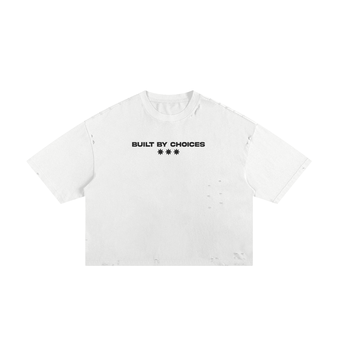 Built By Choices Classic Frayed Boxy Tee