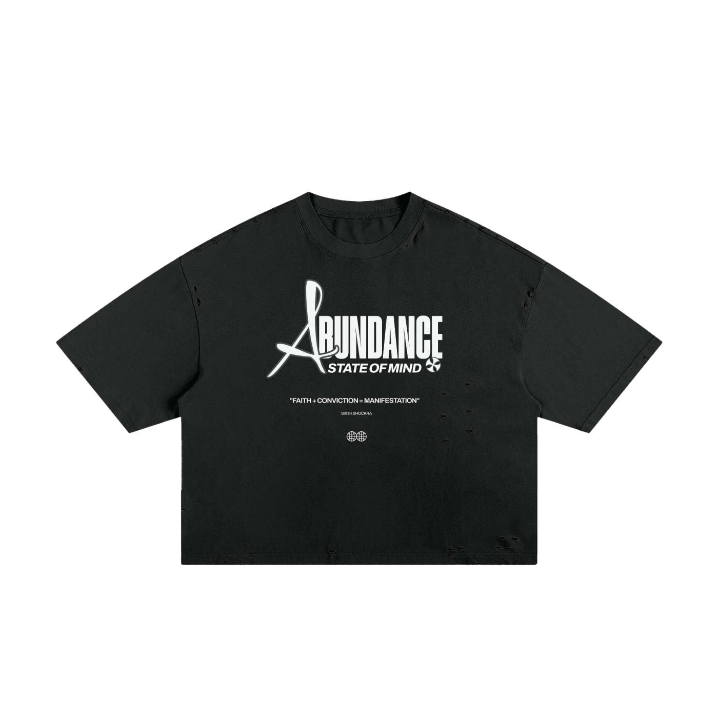 Abundance Classic Frayed Boxy Tee