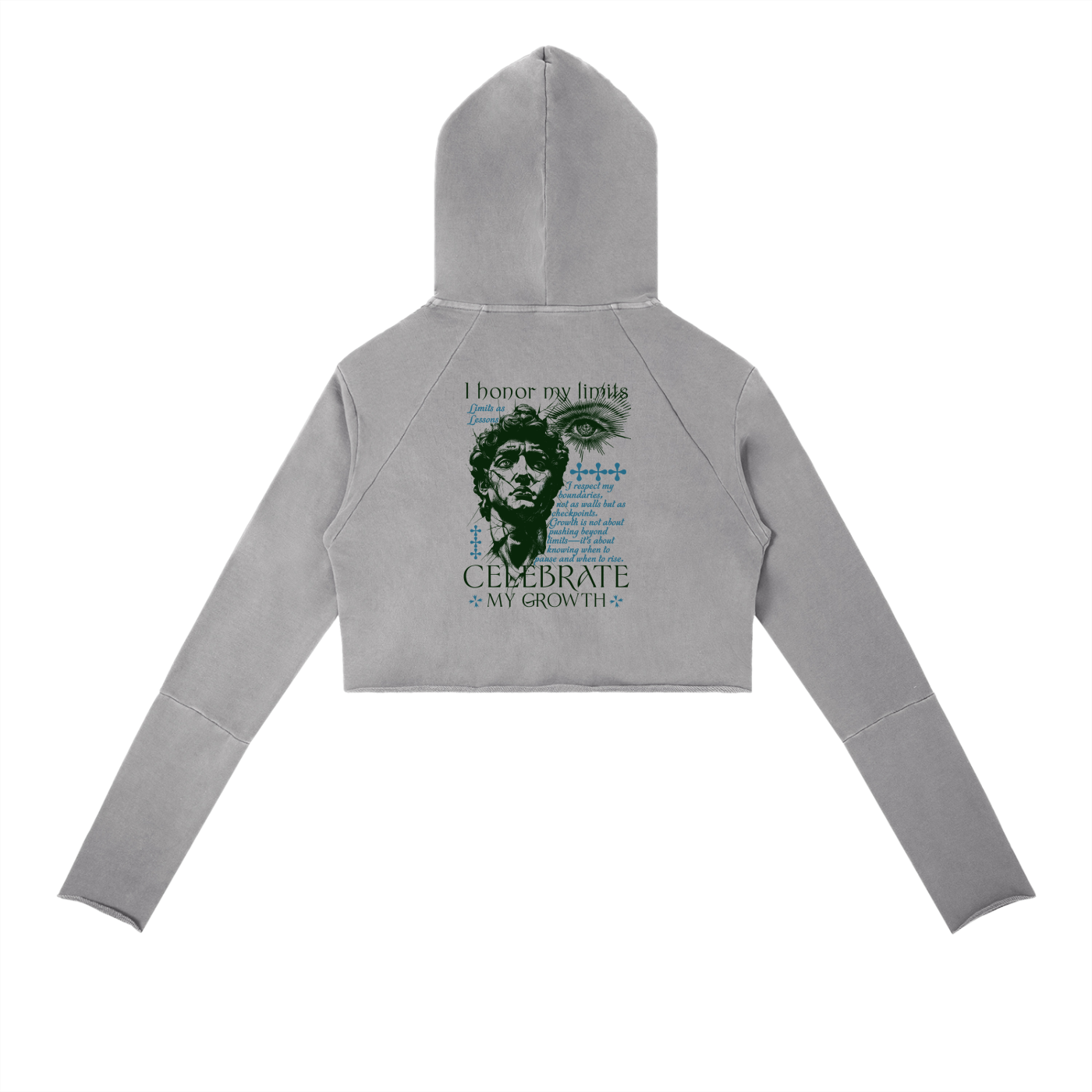 Limits As Lessons Vintage Washed Raw Edge Hoodie