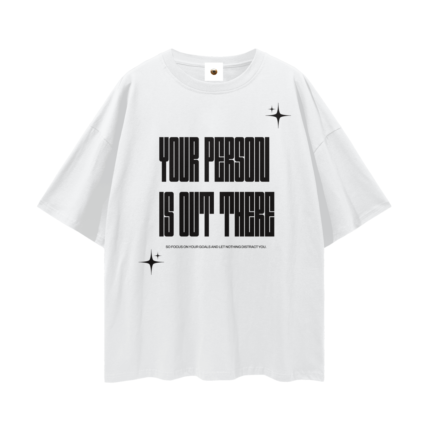 Your Person Is Out There Streetwear Loose Drop Shoulder T-Shirt