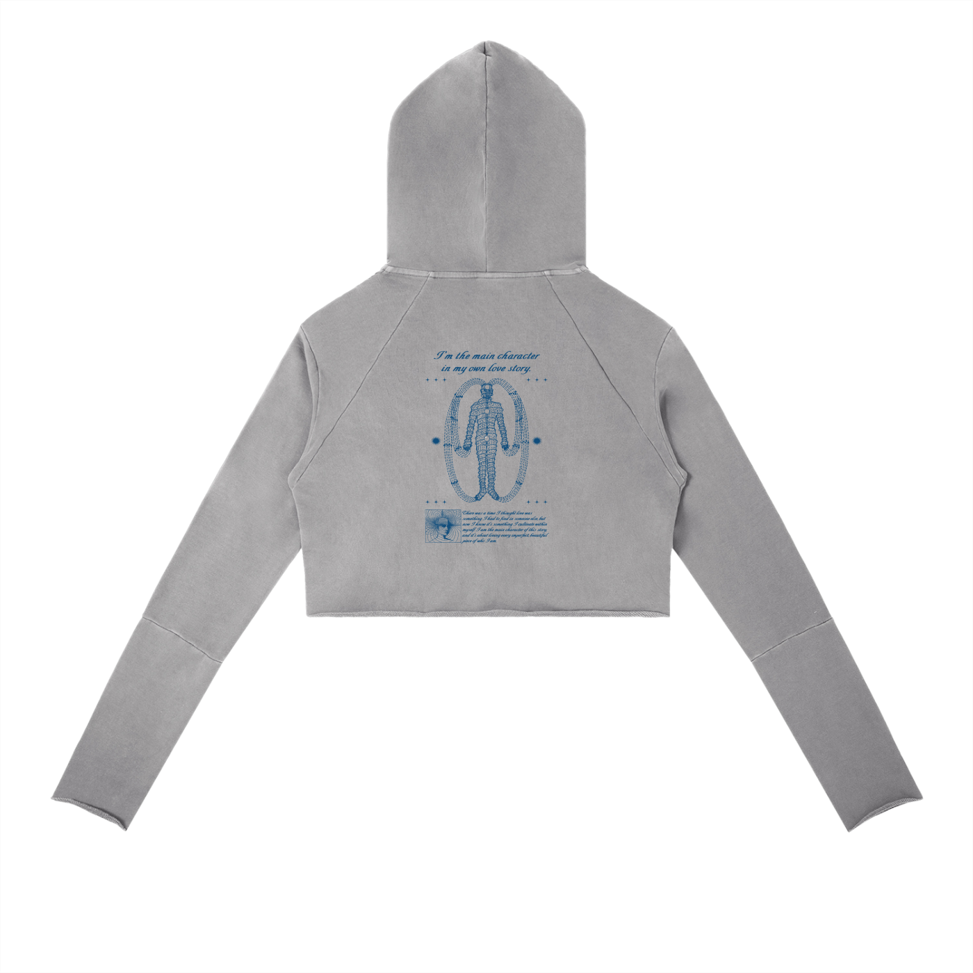 Im The Main Character Vintage Washed Raw Edge Hoodie