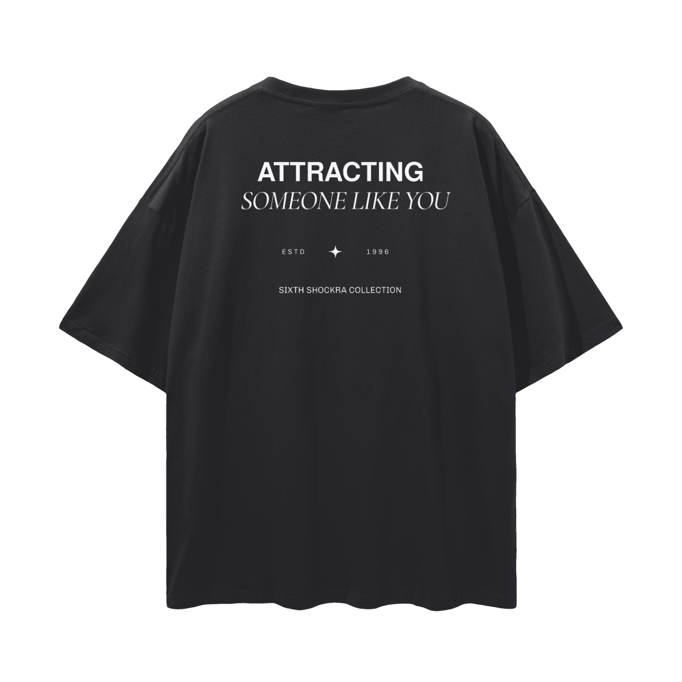 Attracting Someone Like You Streetwear Loose Drop Shoulder T-Shirt