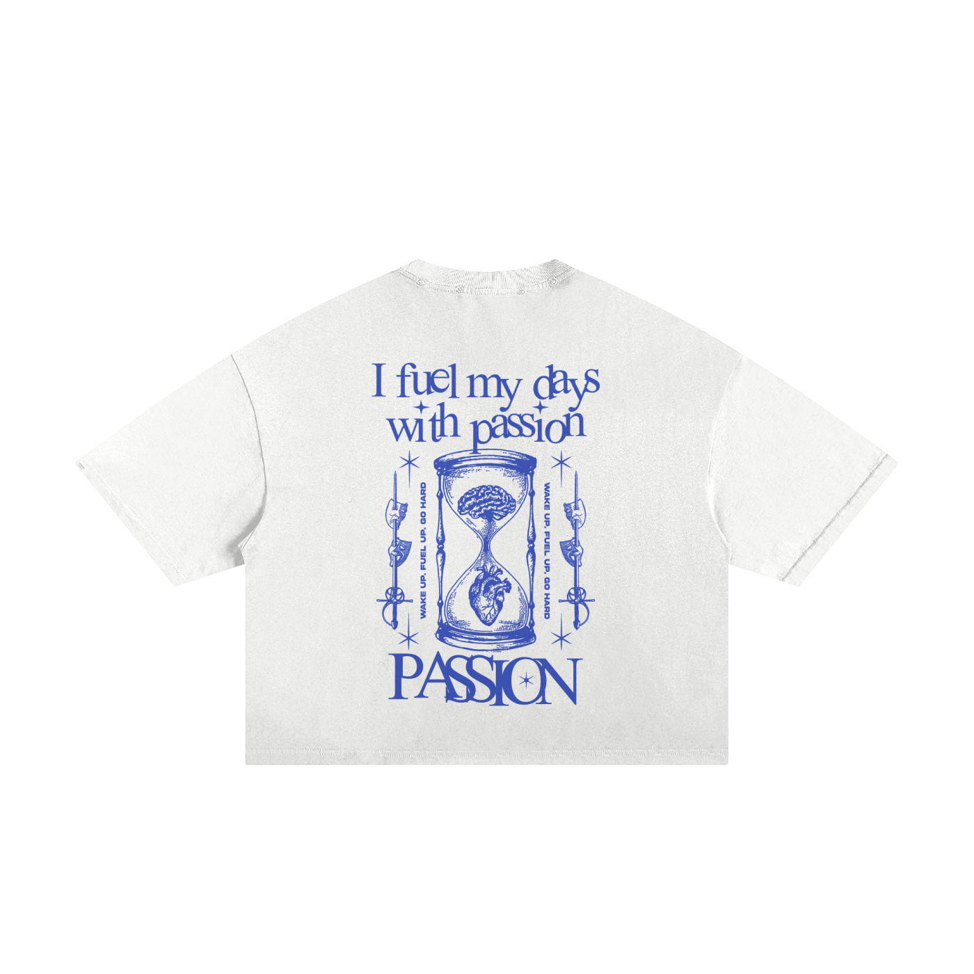 I Fuel My Days Classic Frayed Boxy Tee