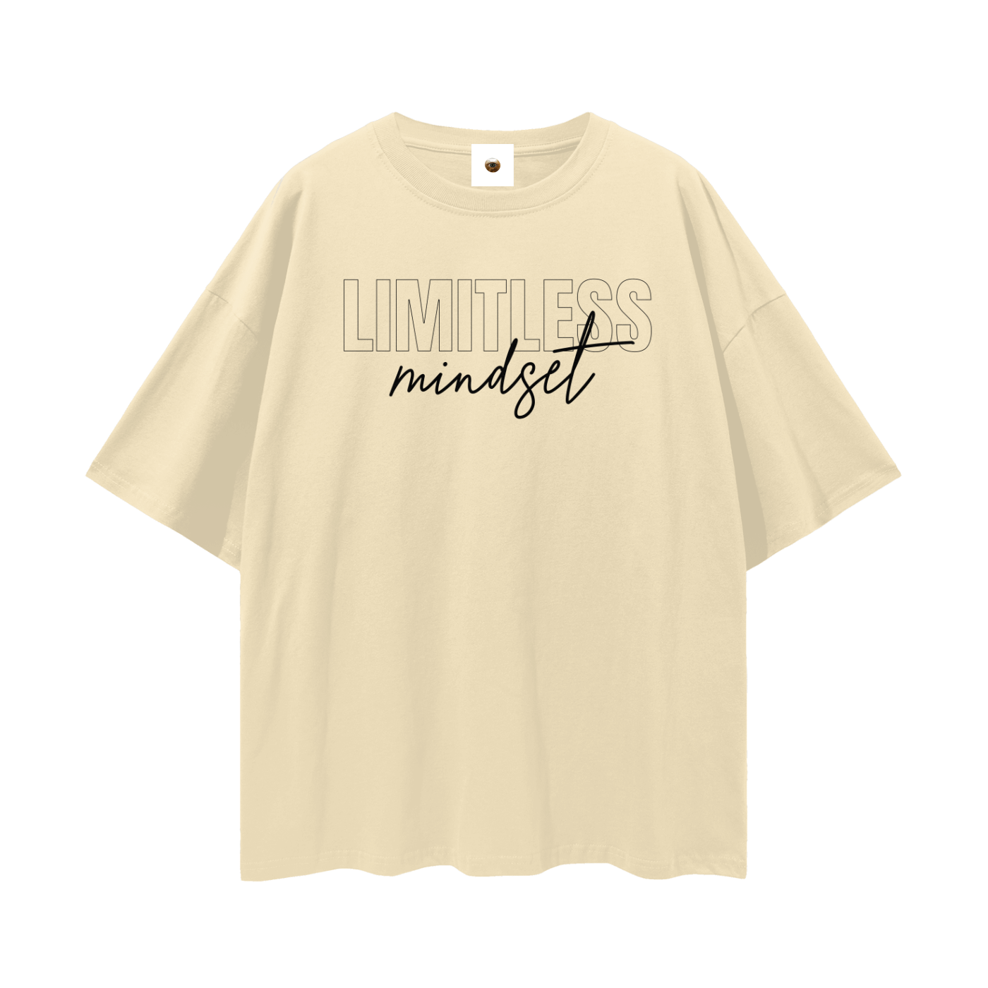 Limitless Mindset Streetwear Loose Drop Shoulder T-Shirt
