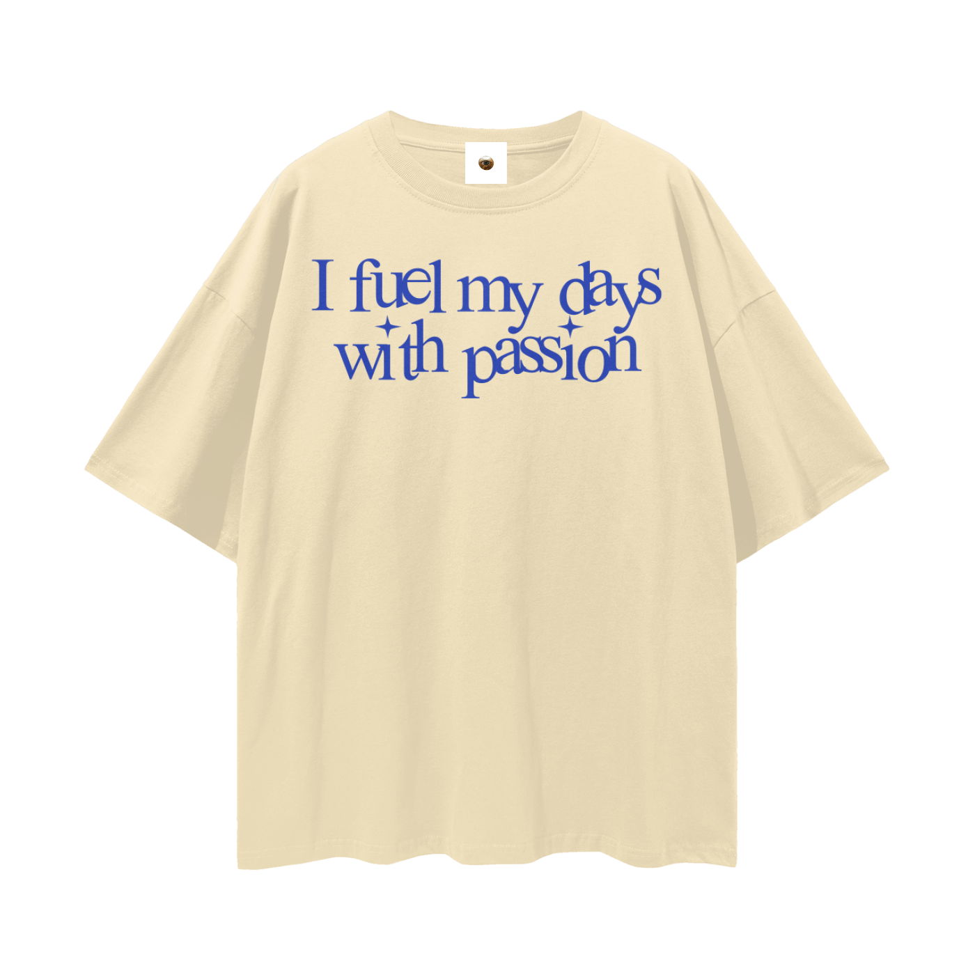 I Fuel My Days Streetwear Loose Drop Shoulder T-Shirt